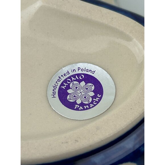 Polish Pottery Heart Bowl Momo Panache Boleslawiec Poland Tree Cottagecore - Picture 11 of 14